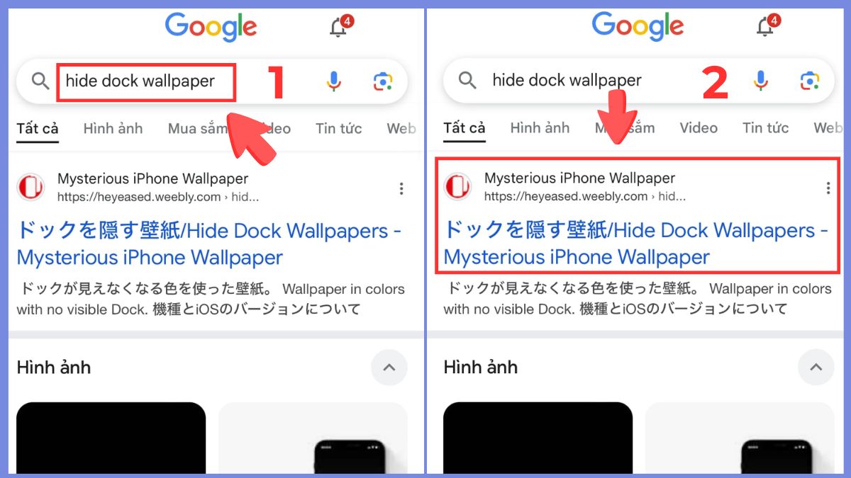 Cách ẩn thanh Dock bar trên iPhone bước 1