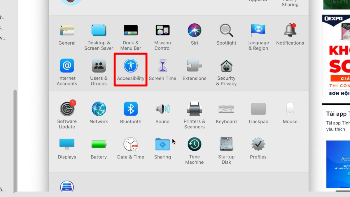 Khắc phục lỗi double click trên chuột cách 4 đối với máy Macbook bước 2