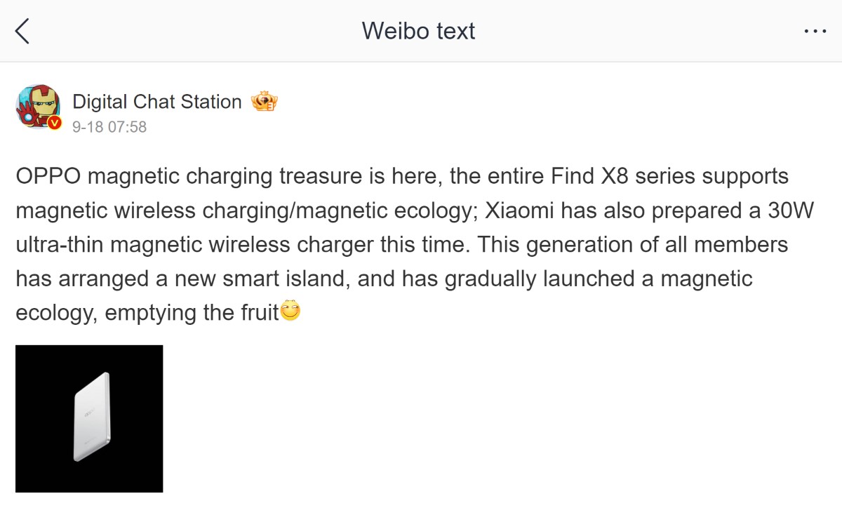 OPPO Find X8 và Xiaomi 15 Series sẽ có sạc từ tính như iPhone