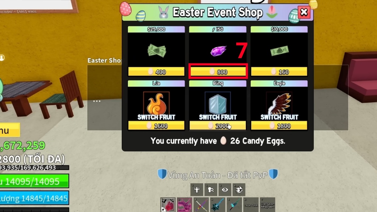 Cách nhận Event Blox Fruits nhanh nhất