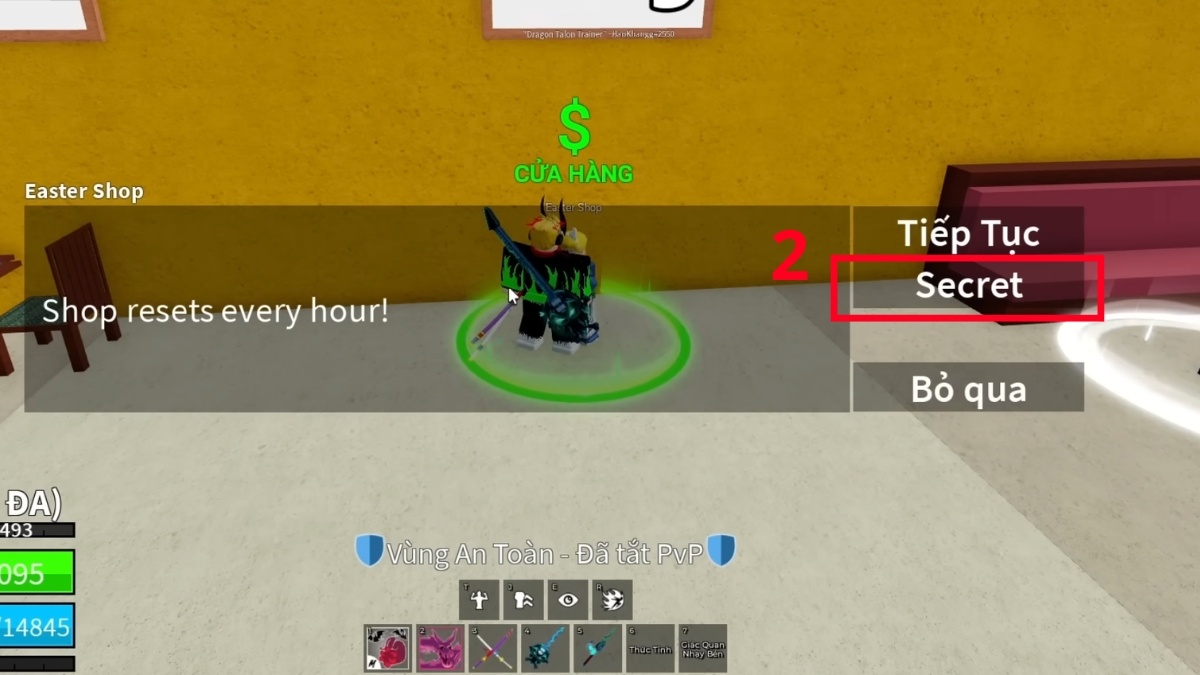 Cách tham gia Event Blox Fruits bước 1-2