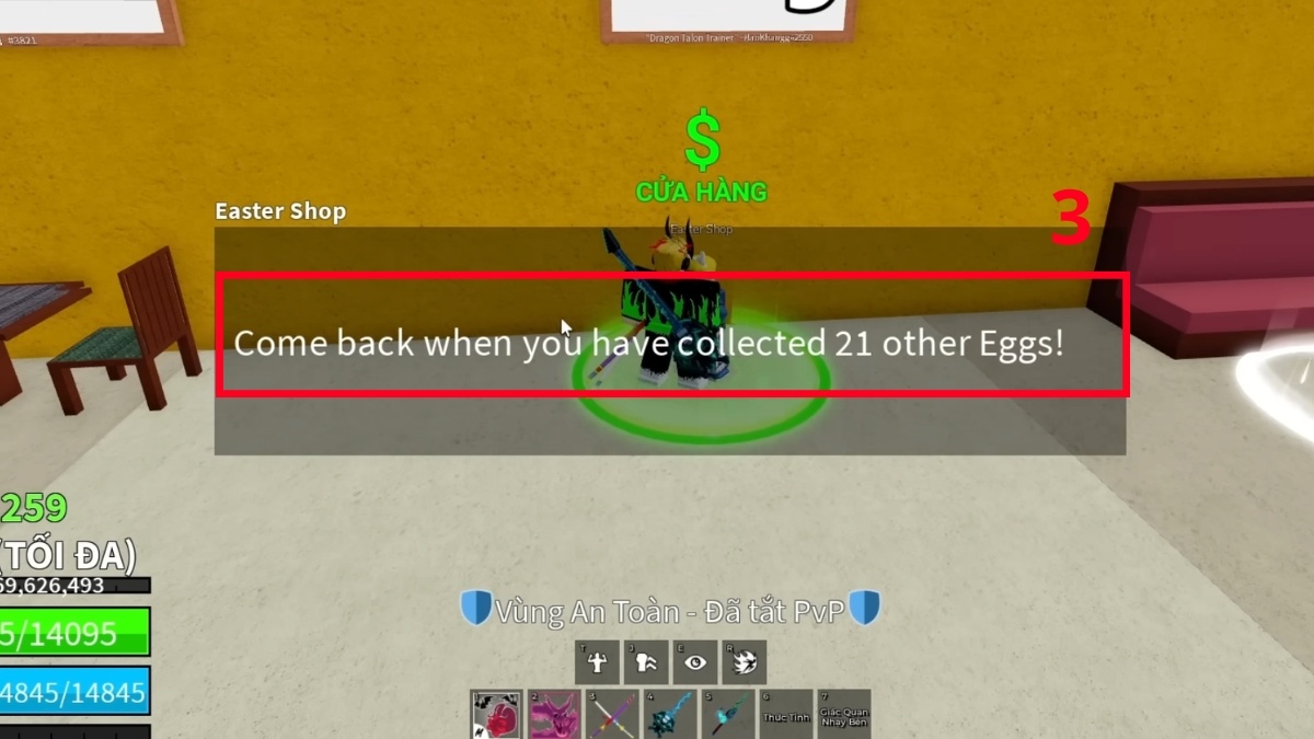 Cách tham gia Event Blox Fruits bước 2