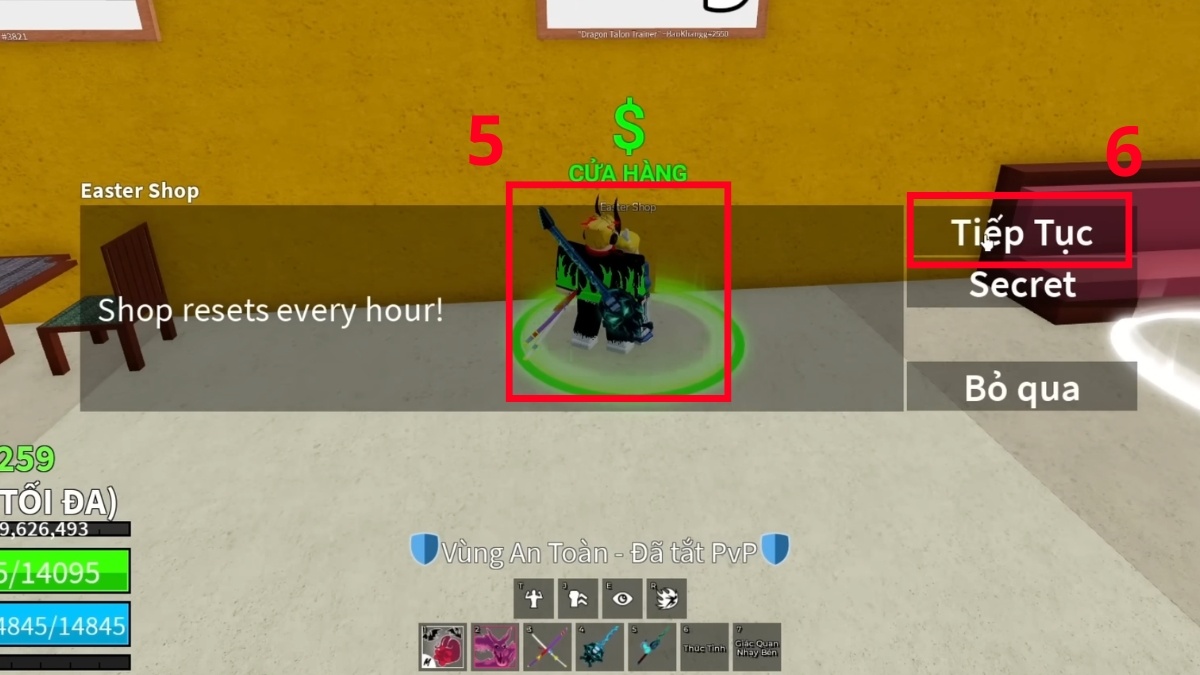 Cách tham gia Event Blox Fruits bước 3-1