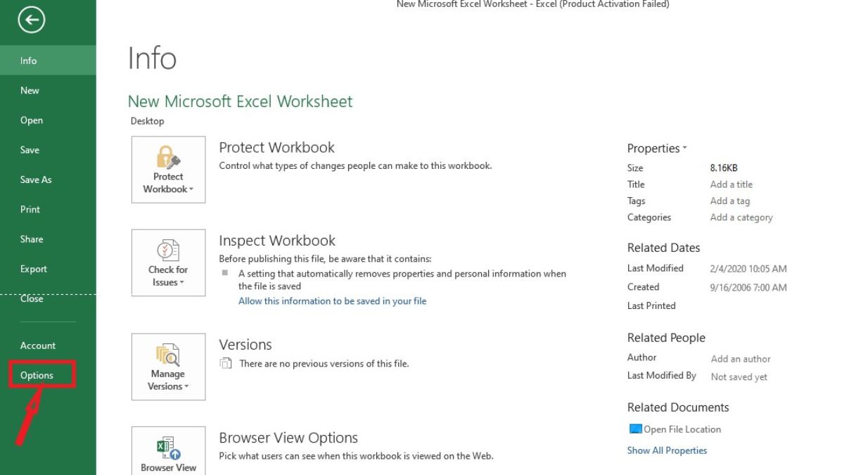 Cách khắc phục lỗi file Excel không sửa được cách 3 bước 1