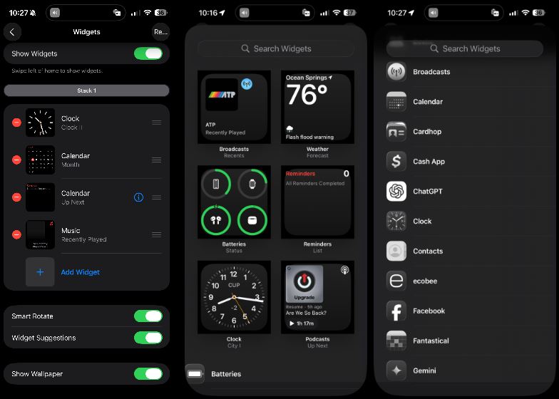 Tùy chỉnh widget cực đơn giản