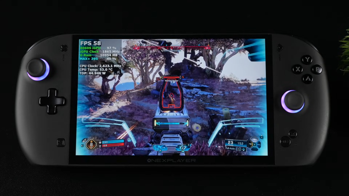 Màn hình của ONEXFLY APEX