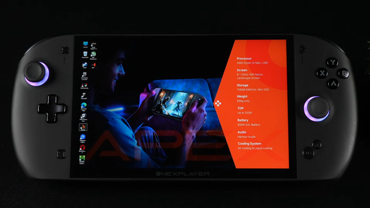 Điều khiển và phím bấm của ONEXFLY APEX