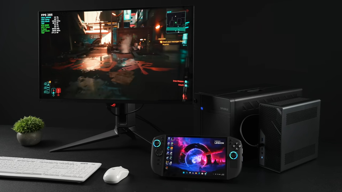 SPARKLE Studio G Ultra 850 có thể dùng như một dock kết nối