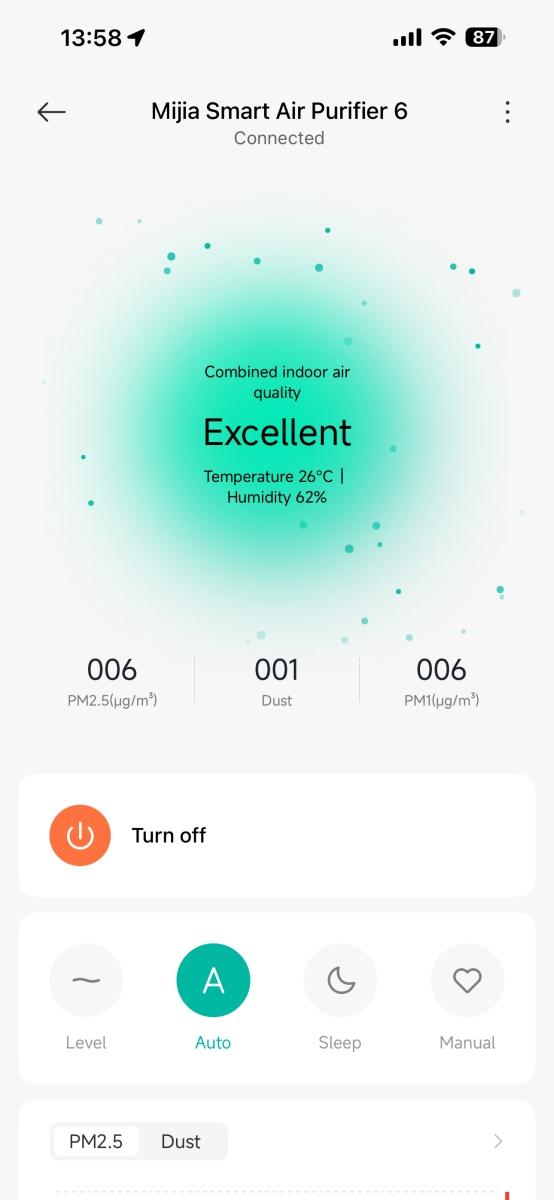 Xiaomi Smart Air Purifier 6 còn có thể kết nối với Xiaomi Home