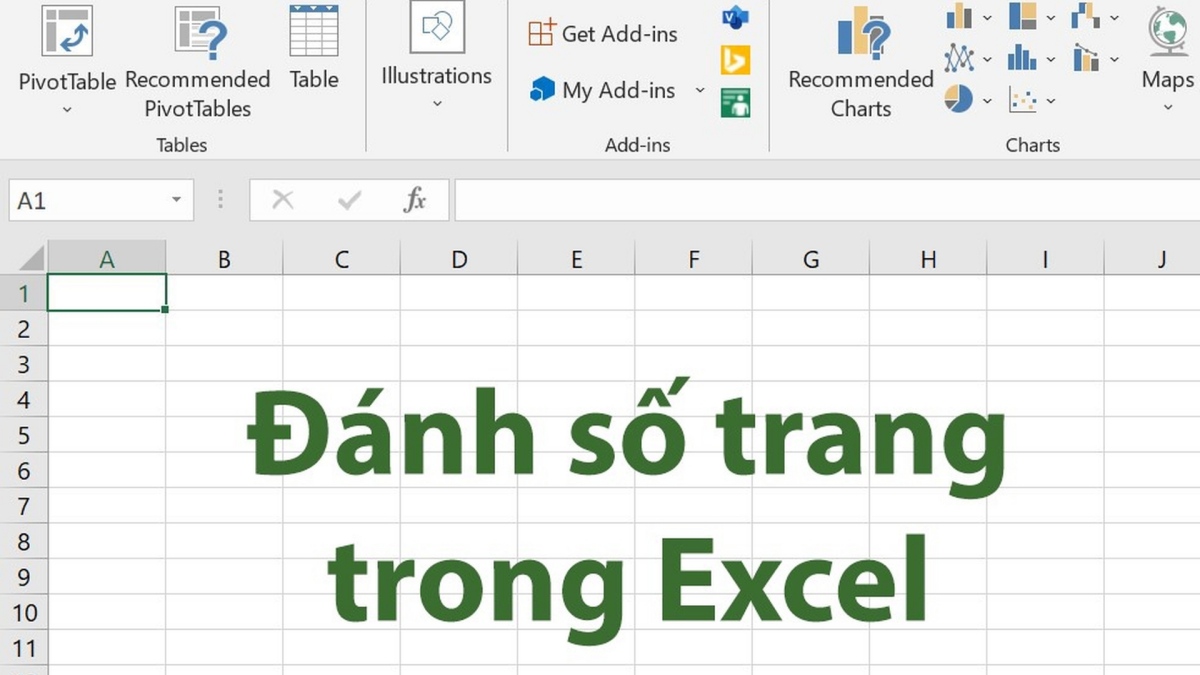 Lưu ý khi đánh số trang trong Excel