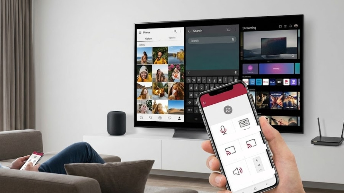 Lợi ích khi điều khiển tivi LG bằng điện thoại