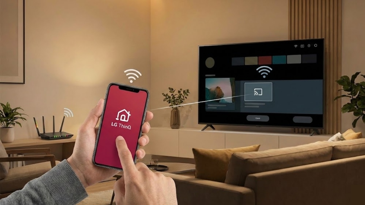 Điều kiện điều khiển tivi LG bằng điện thoại