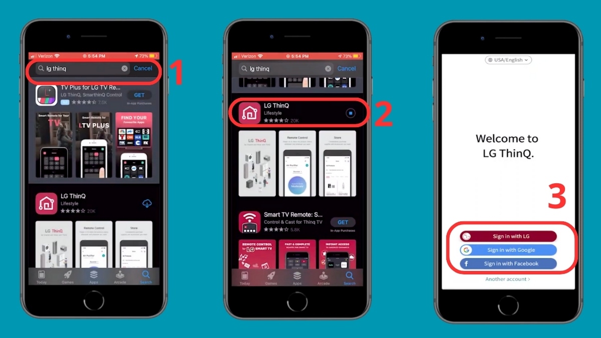 điều khiển tivi LG bằng điện thoại dễ dàng bằng việc cài app LG ThinQ