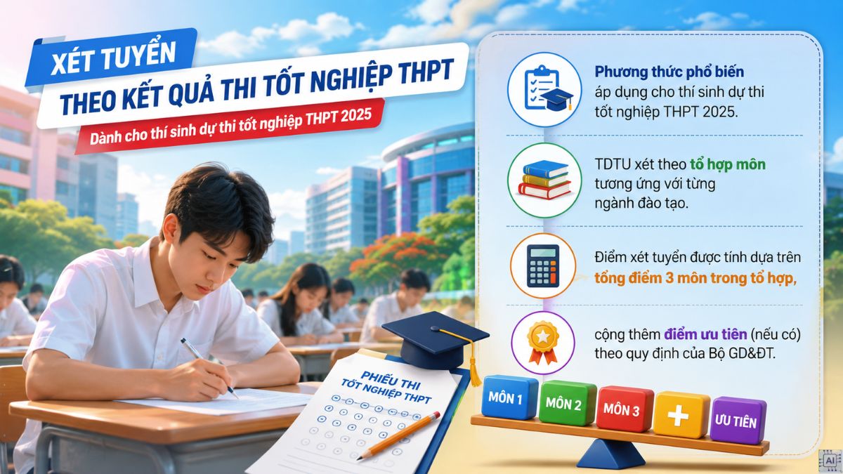 điểm chuẩn đại học tôn đức thắng 2025