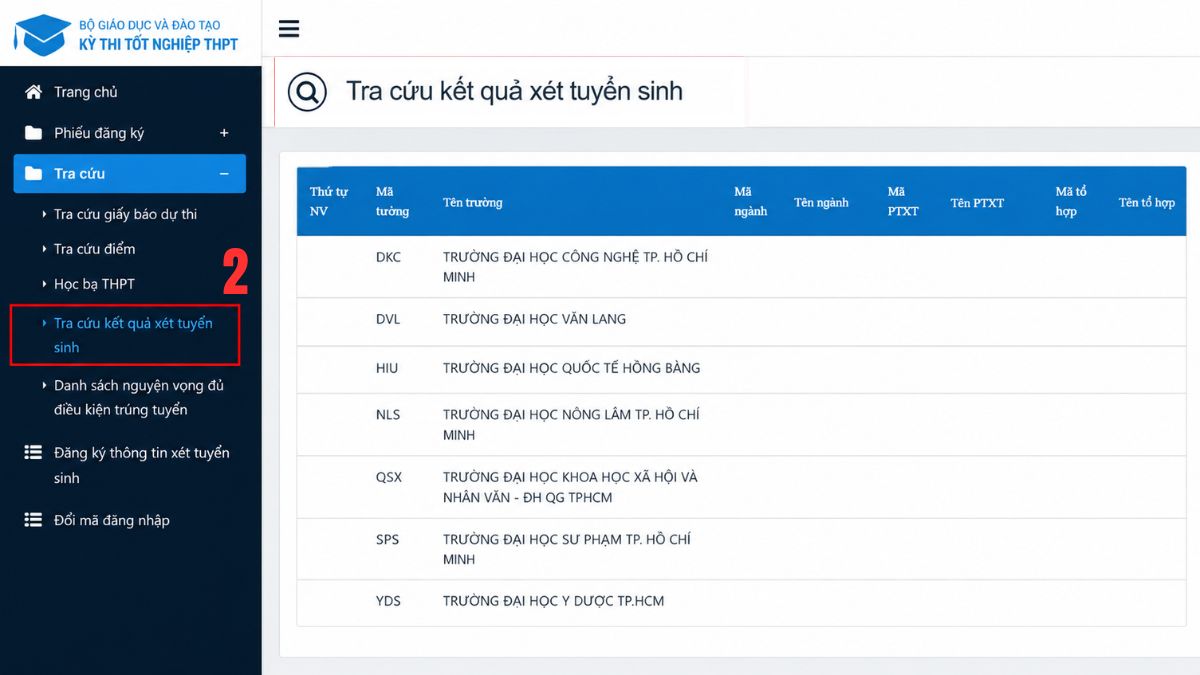 Hướng dẫn các bước xác nhận nhập học đại học Tôn Đức Thắng bước 2