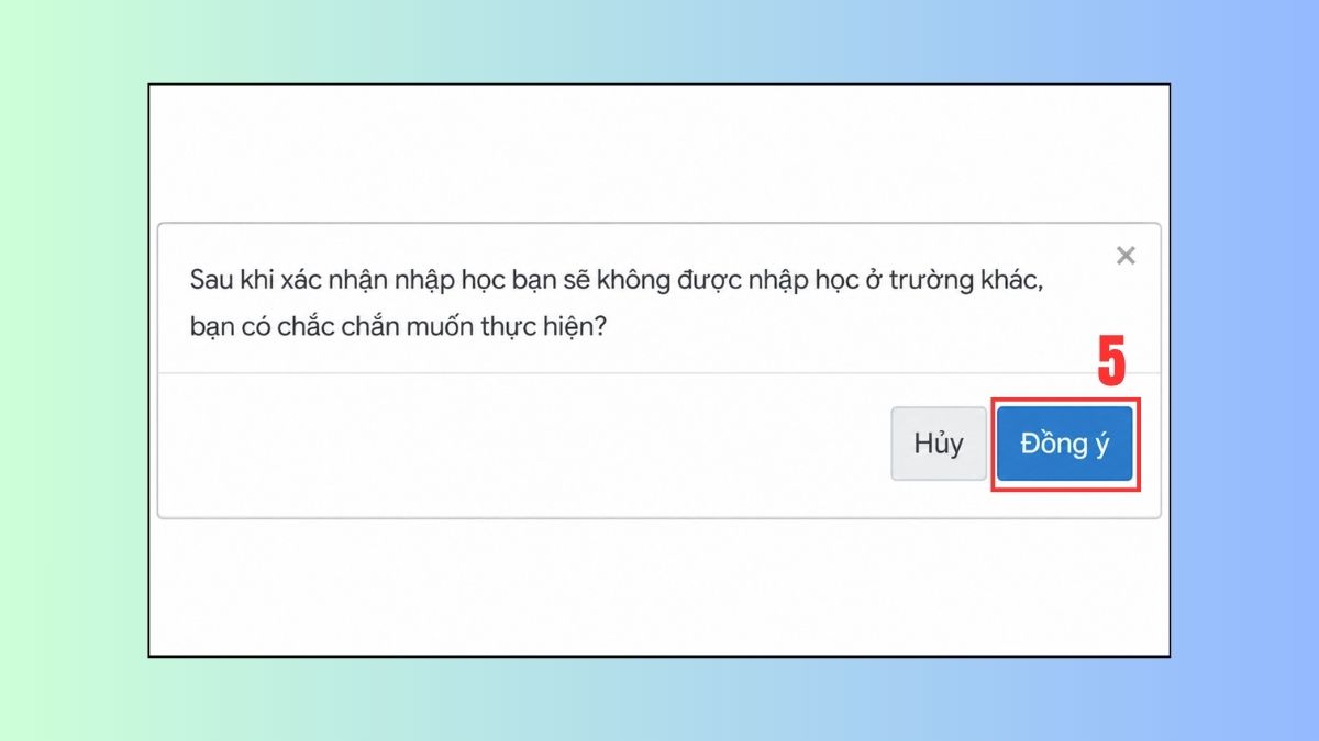 Hướng dẫn các bước xác nhận nhập học đại học Tôn Đức Thắng bước 3 tiếp theo