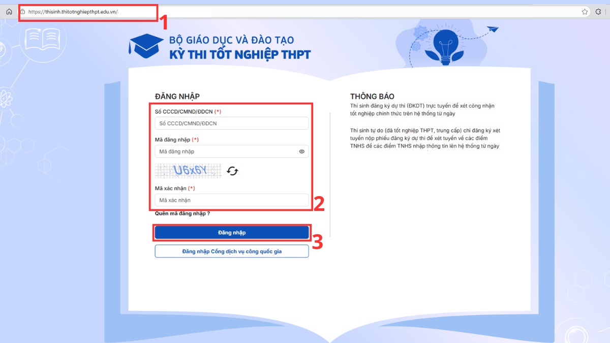 Hướng dẫn các bước xác nhận nhập học đại học Thăng Long bước 1
