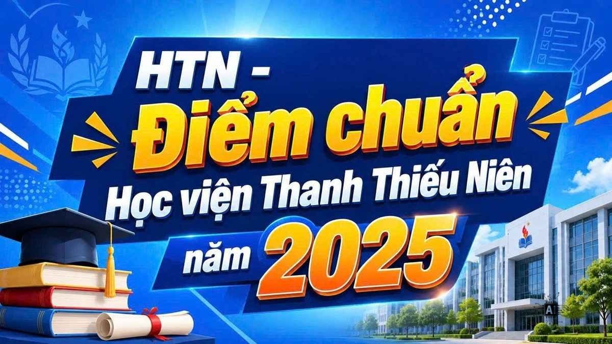 HTN - Điểm chuẩn Học viện Thanh Thiếu Niên năm 2025
