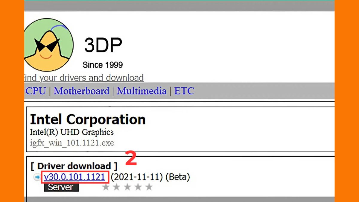 Cách sử dụng 3DP Chip để cập nhật Driver khi có mạng bước 2
