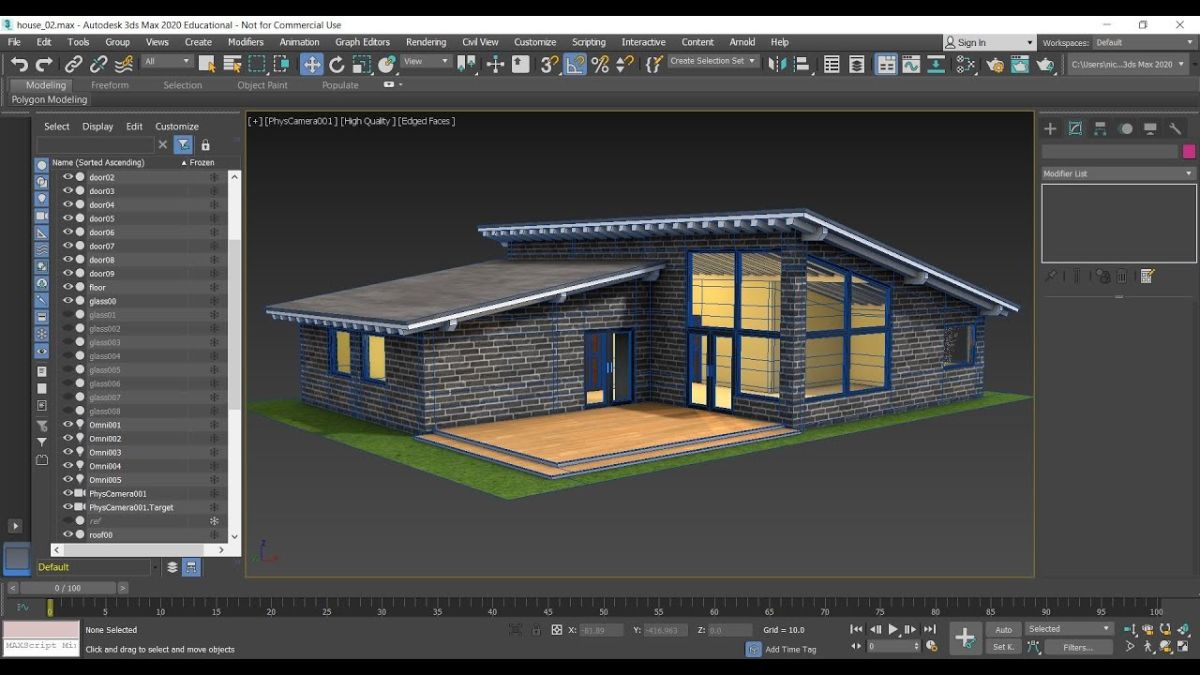 Các phím tắt trong 3Ds Max - Các phím tắt với phím số