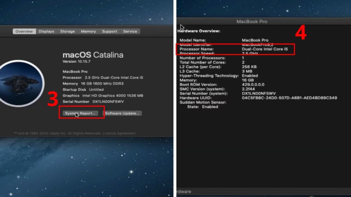 Cách kiểm tra máy tính là 32 bit hay 64 bit là gì trên macos bước 3
