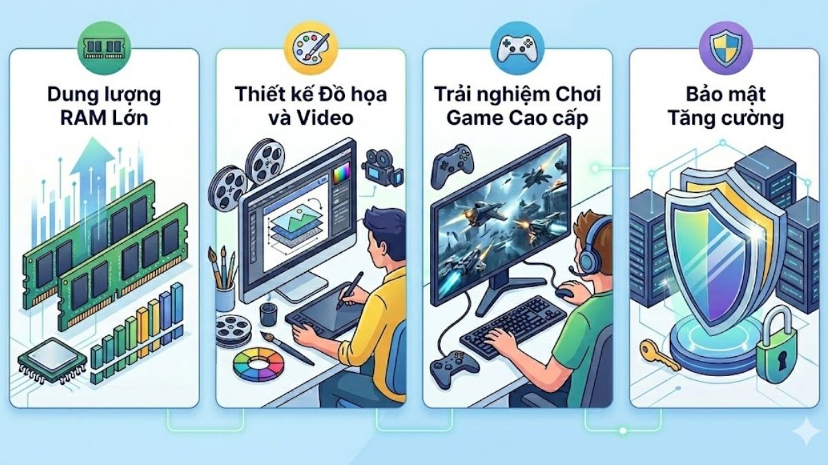 Khi nào nên dùng hệ điều hành 64 bit?