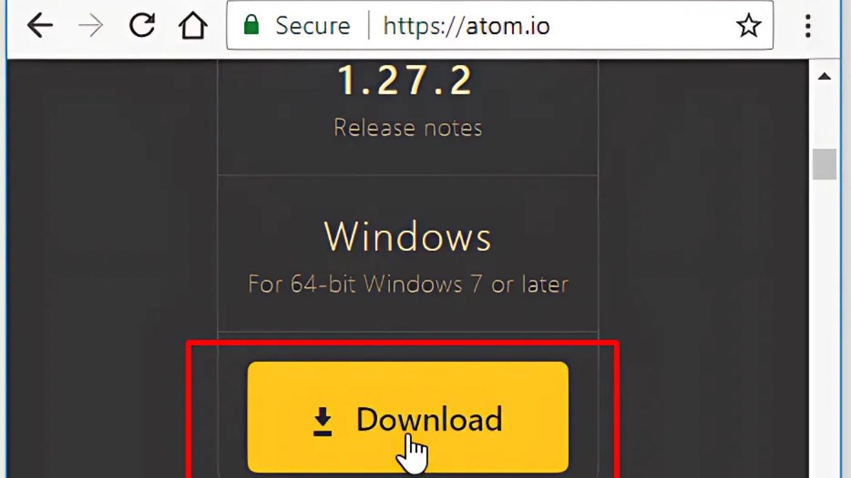 Cách cài đặt và cấu hình Atom editor - bước 1