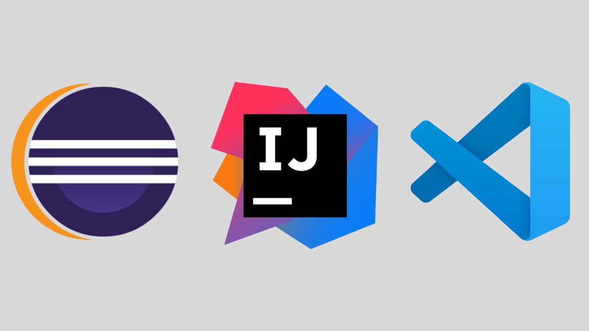 So sánh Eclipse với IntelliJ IDEA, Visual Studio Code