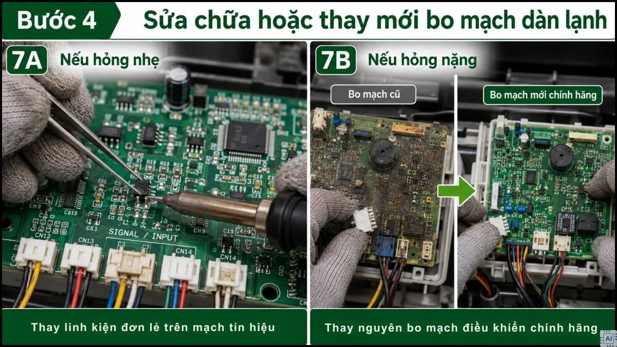 Cách khắc phục mã lỗi F8 trên điều hòa Nagakawa bước 4