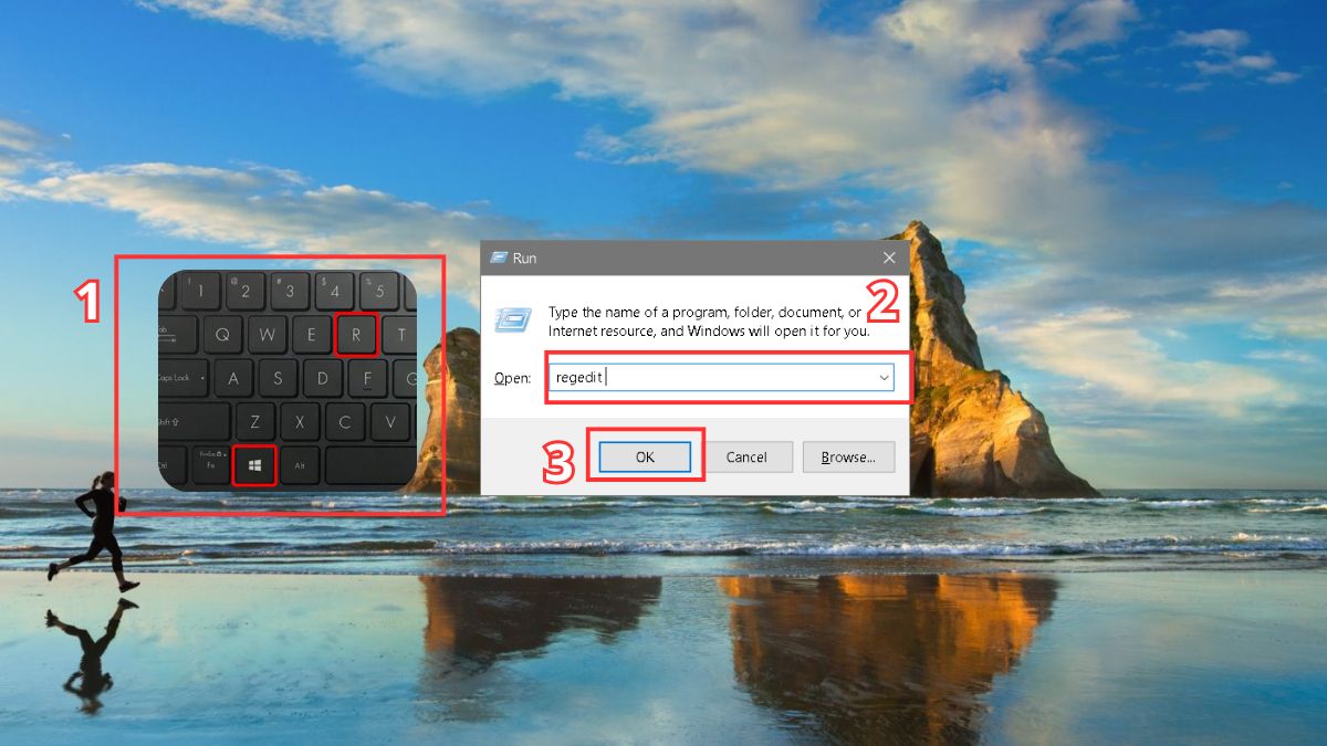 sửa lỗi Display Driver Stopped Responding And Has Recovered bằng cách tùy chỉnh registry bước 1