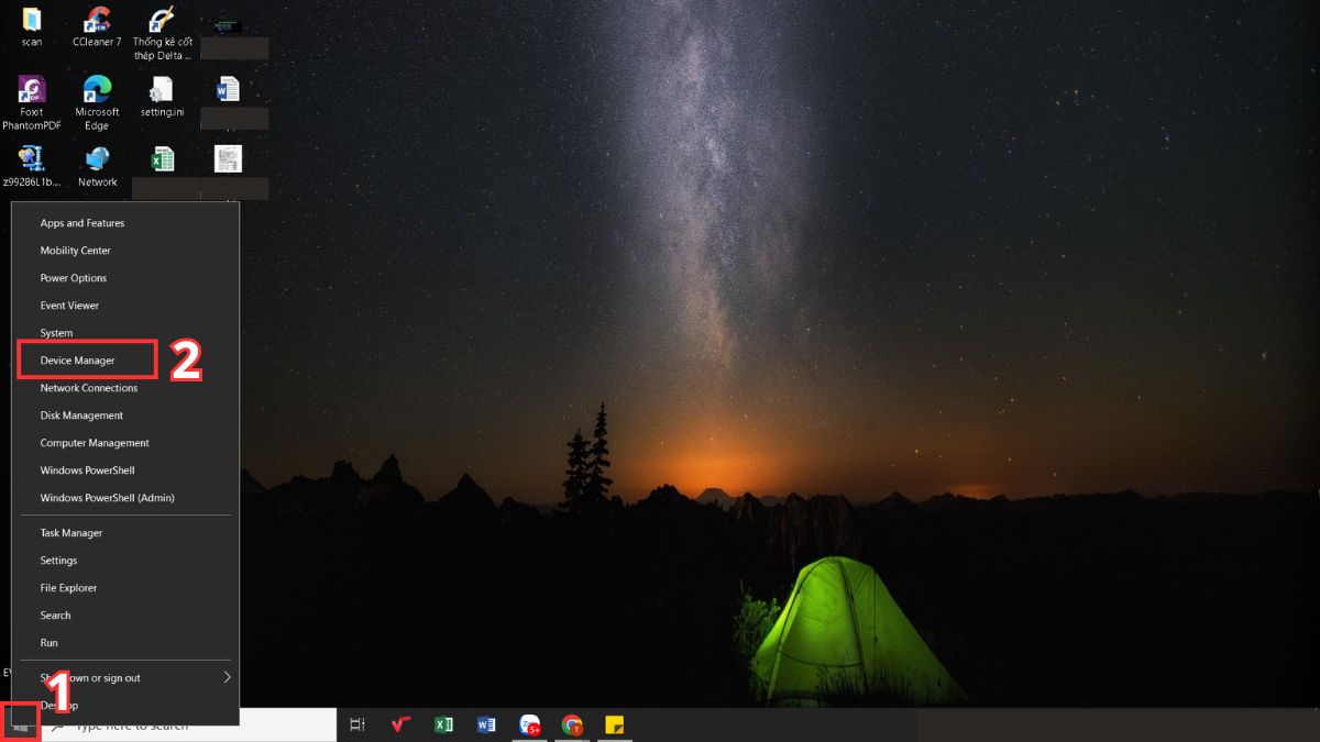 Cập nhật phiên bản driver card đồ họa mới nhất bước 1