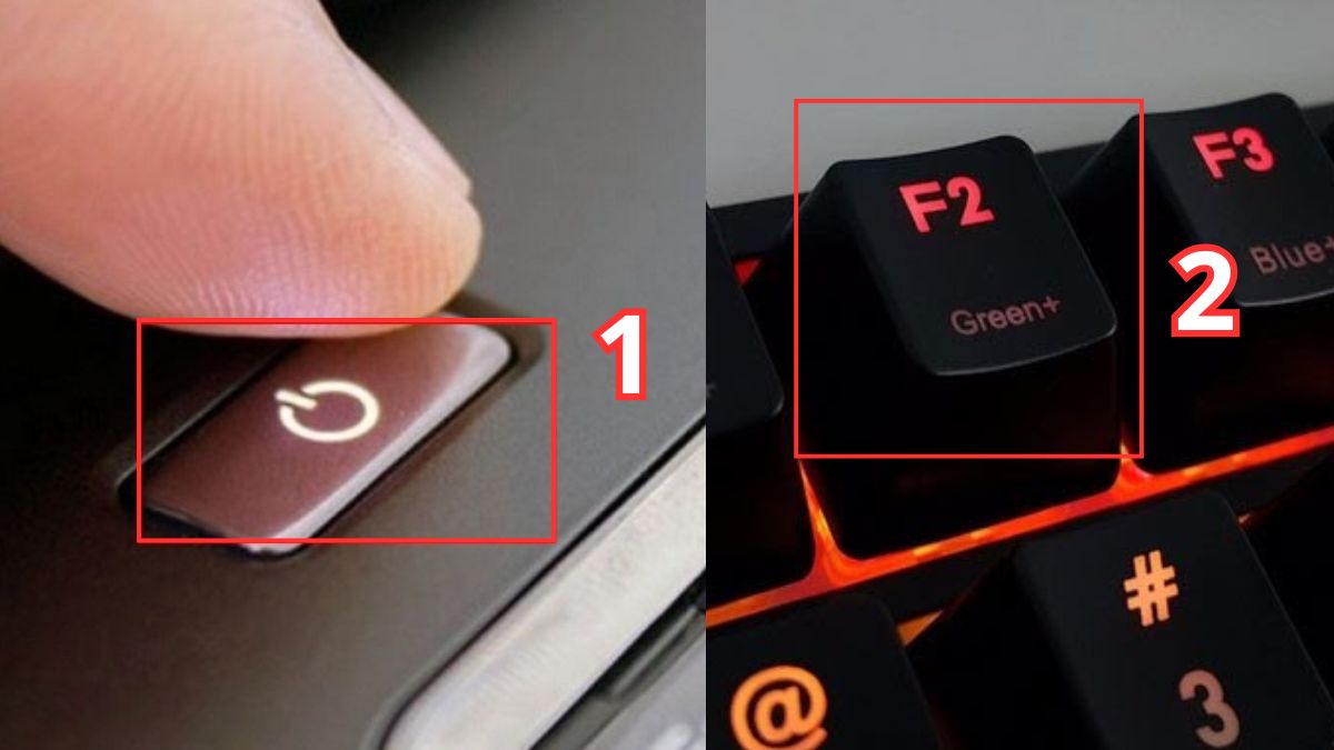 Đặt BIOS về mặc định bước 1