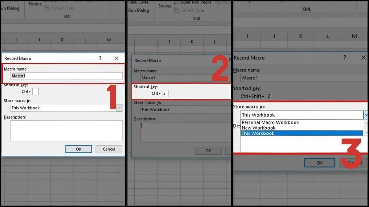 Các bước tạo một Macro là gì - bước 2