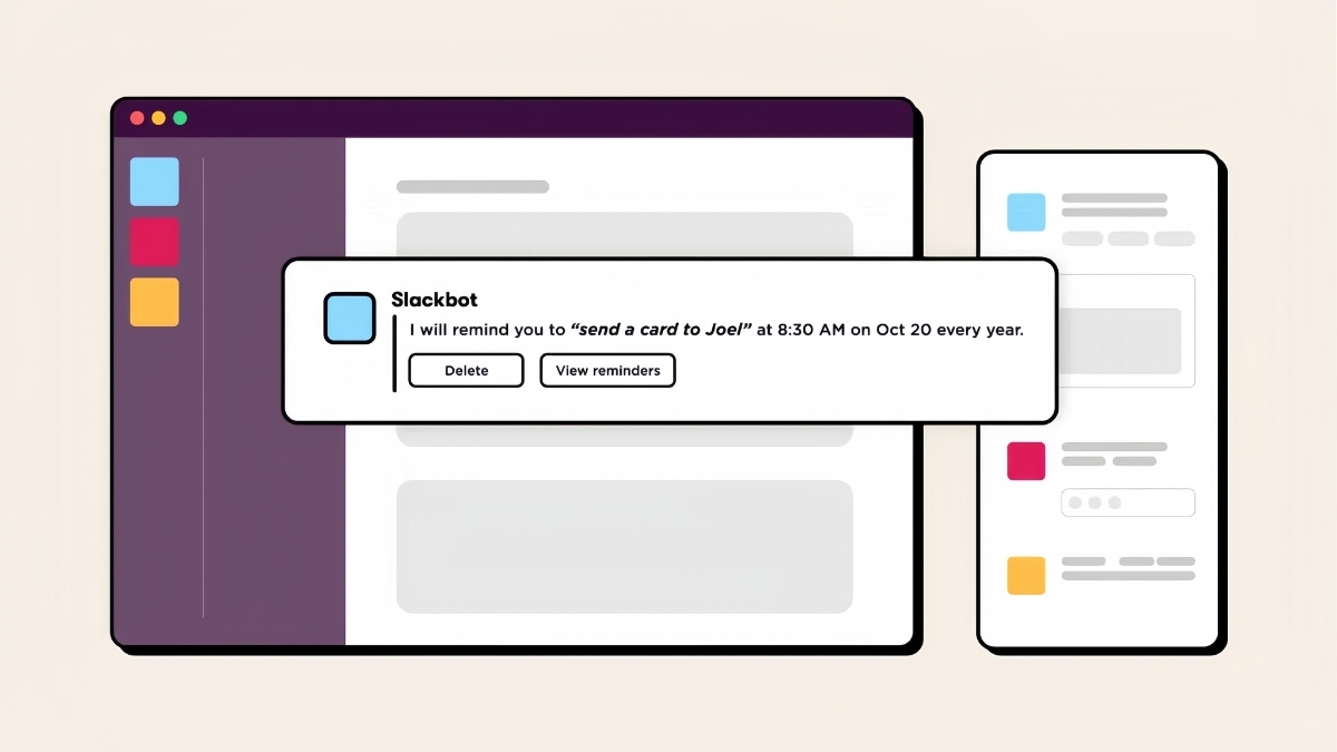 Những tính năng nổi bật nhất của Slack là gì - tạo lời nhắc