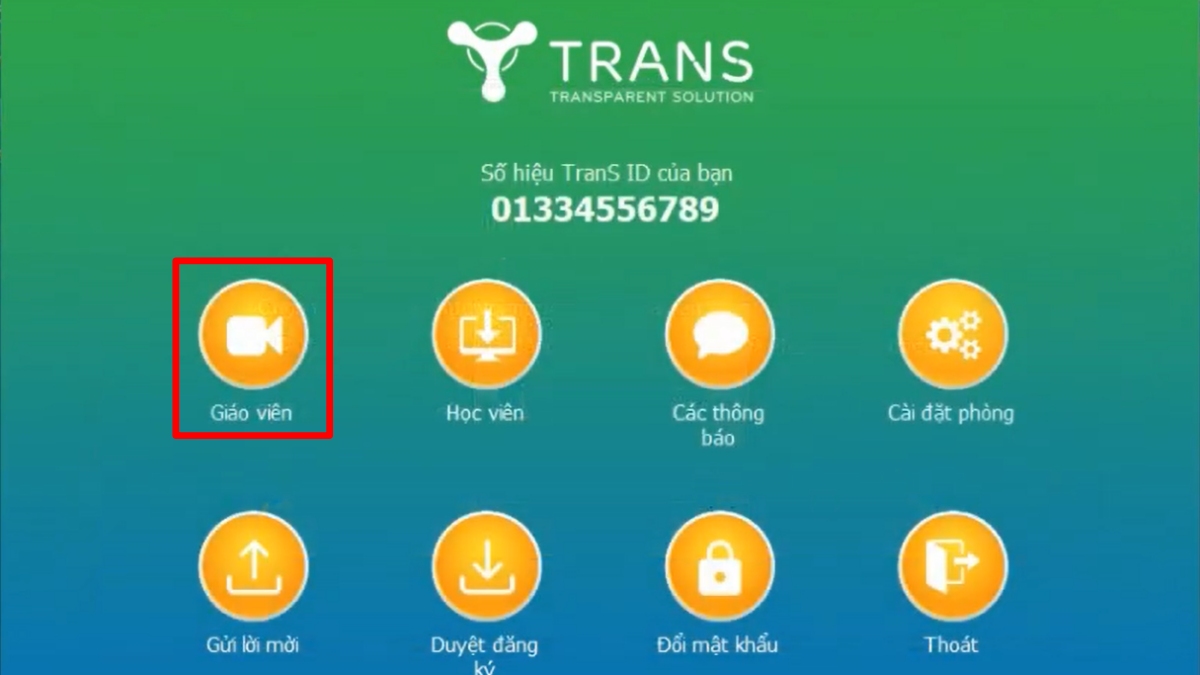 Cách tạo phòng họp, học trực tuyến trên Trans - bước 4