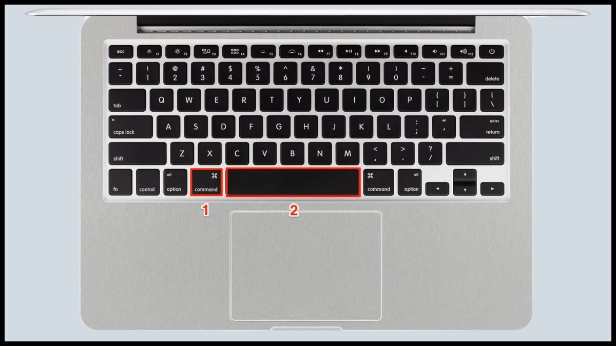 cách mở Activity Monitor trên máy Mac bằng spotlight bước 1