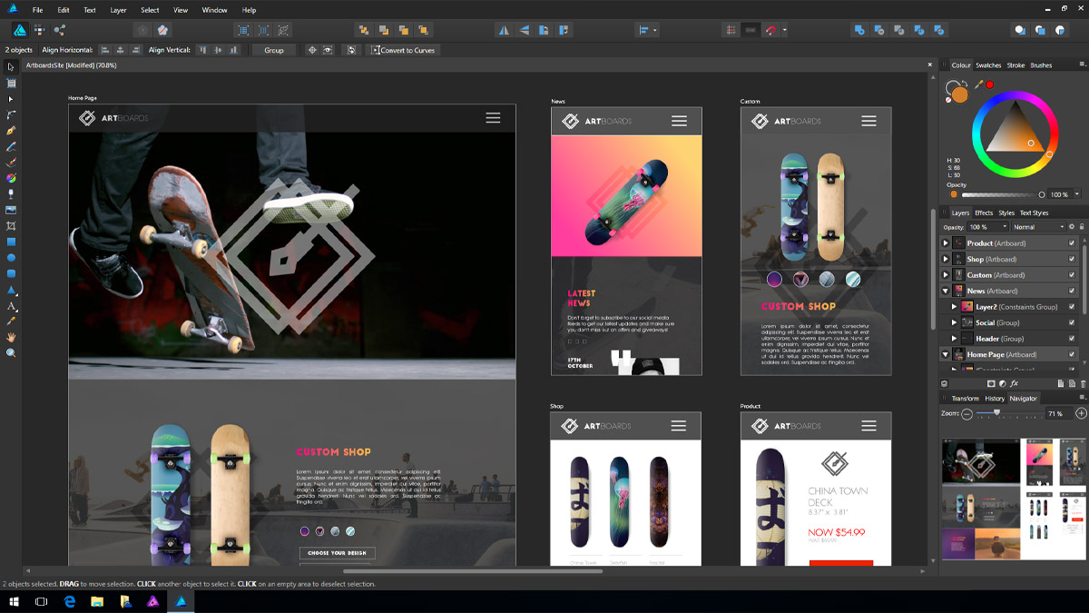 Các nguồn tài nguyên Affinity Designer