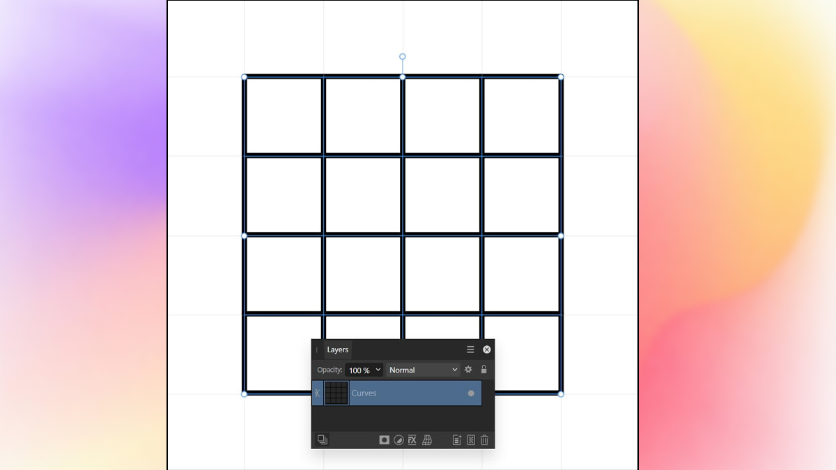 Các tính năng nổi bật của Affinity Designer - hệ thống lưới mạnh mẽ
