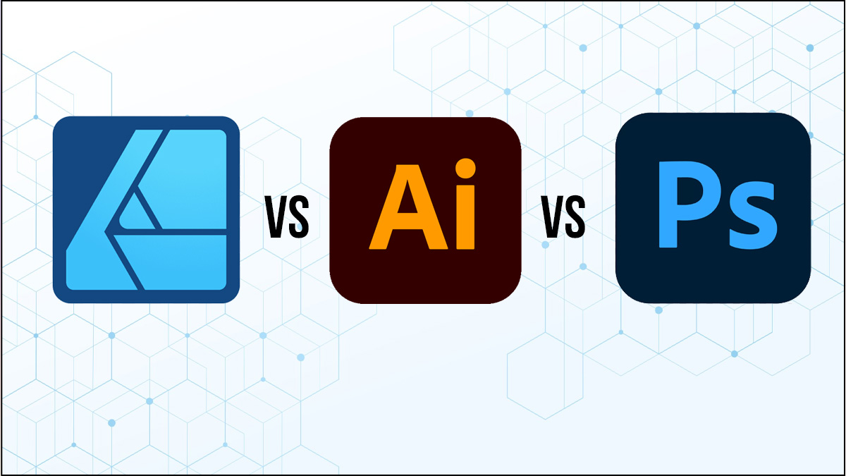 So sánh Affinity Designer với Illustrator, Photoshop
