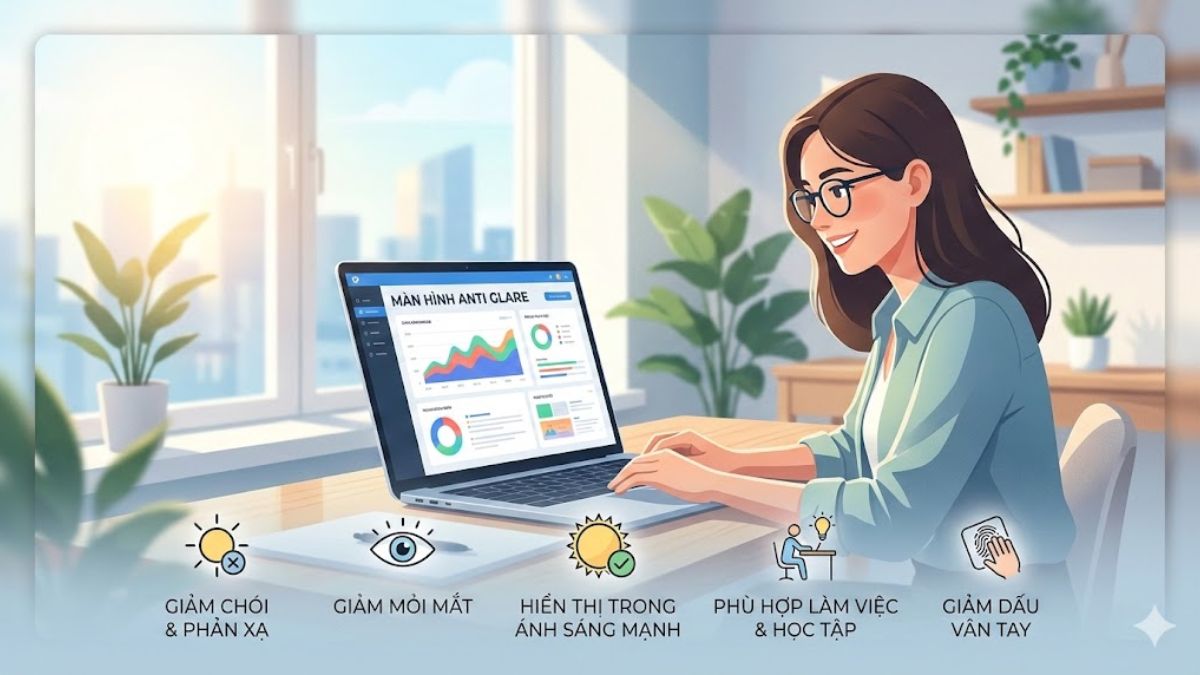 Ưu điểm của Anti Glare là gì?