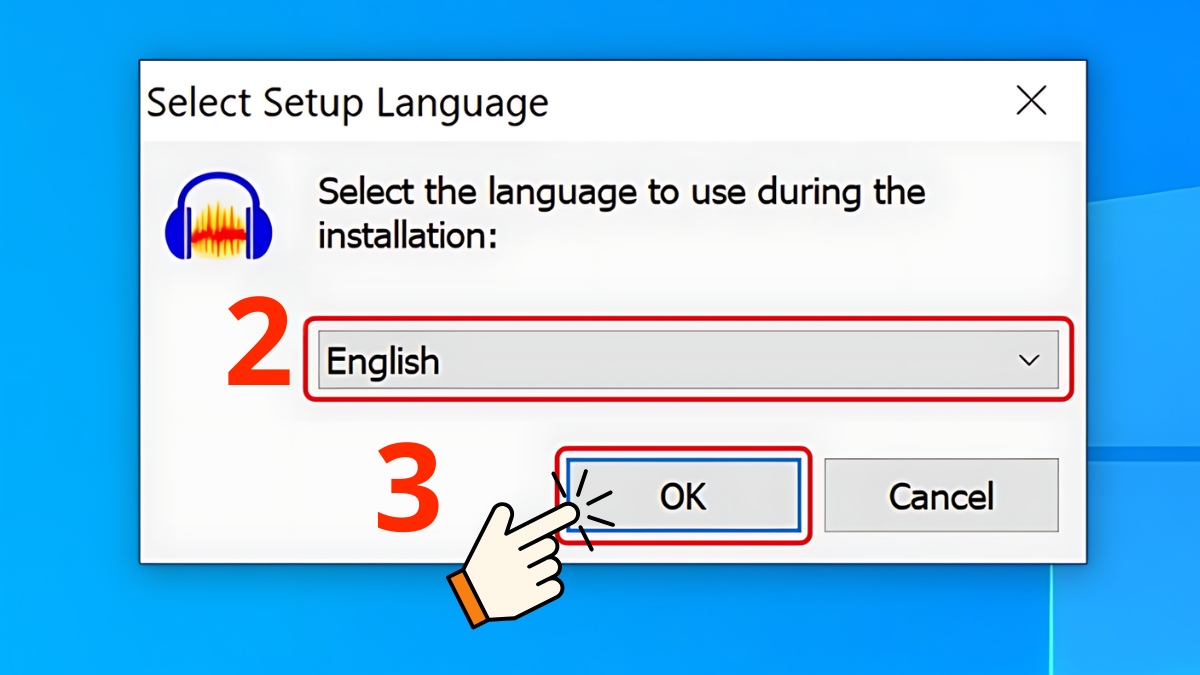 cách ải và cài đặt Audacity là gì - bước 2