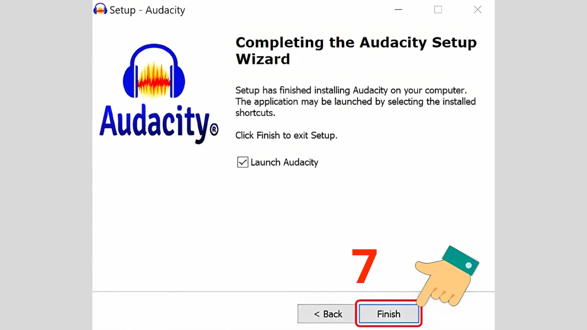 cách ải và cài đặt Audacity là gì - bước 2