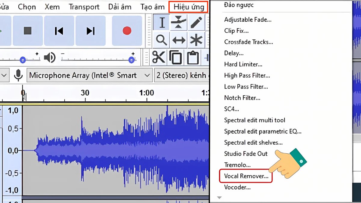Hướng dẫn tách beat nhạc - bước 2