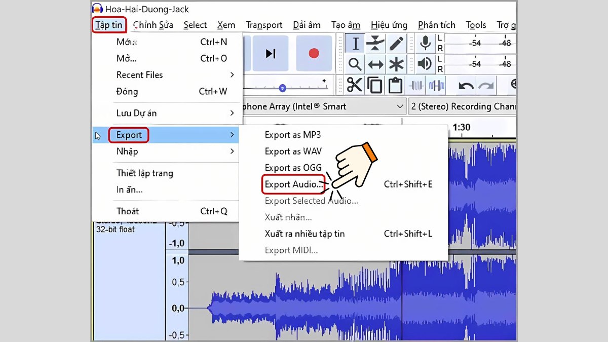 Hướng dẫn tách beat nhạc - bước 4