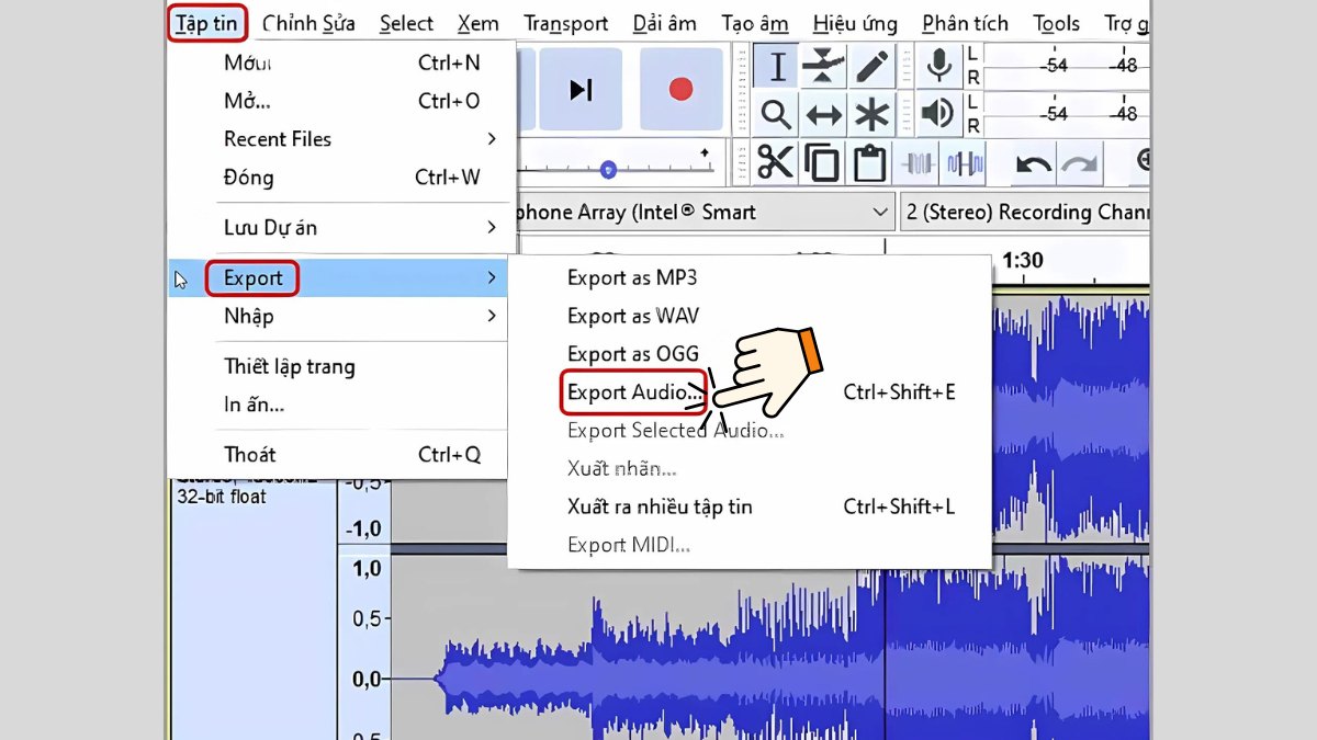 Hướng dẫn lọc tạp âm - bước 4