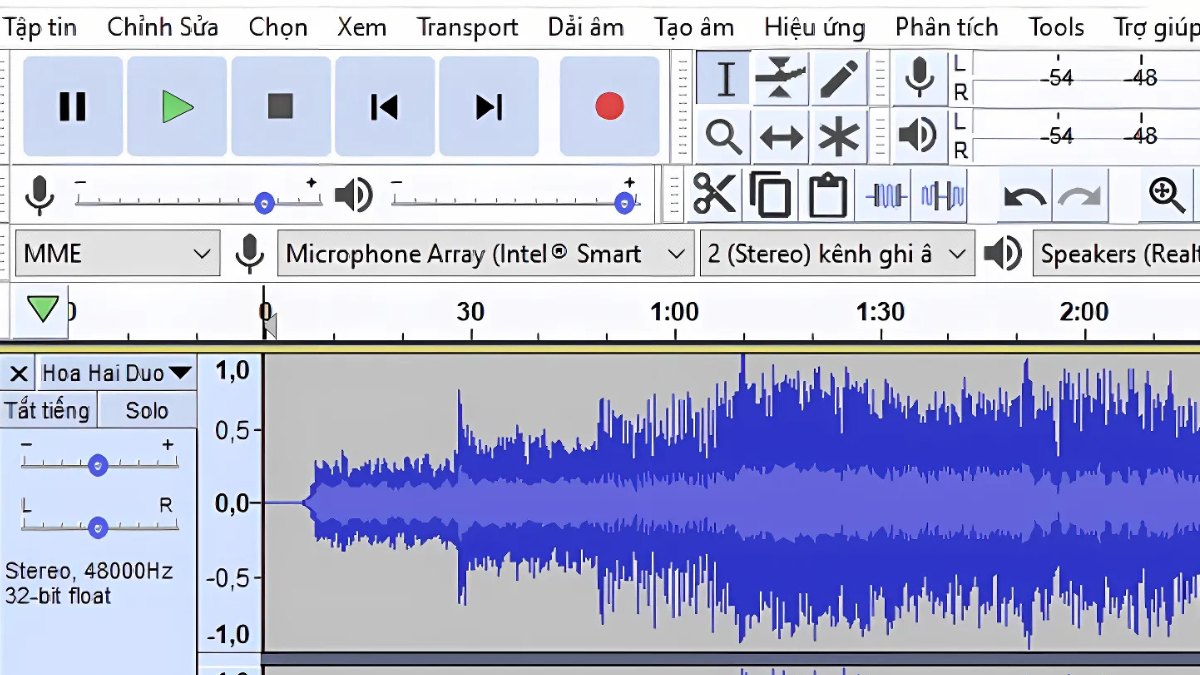 tính năng nổi bật của Audacity - Hỗ trợ tiếng Việt, đa nền tảng miễn phí