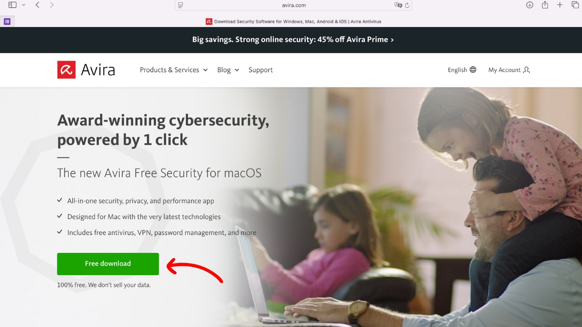 Hướng dẫn tải và cài đặt Avira Antivirus - bước 2