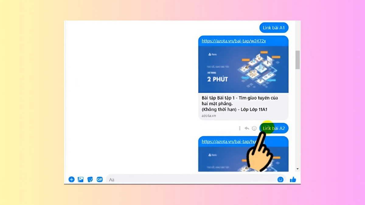 Cách dùng azota nộp bài trên máy tính - bước 1