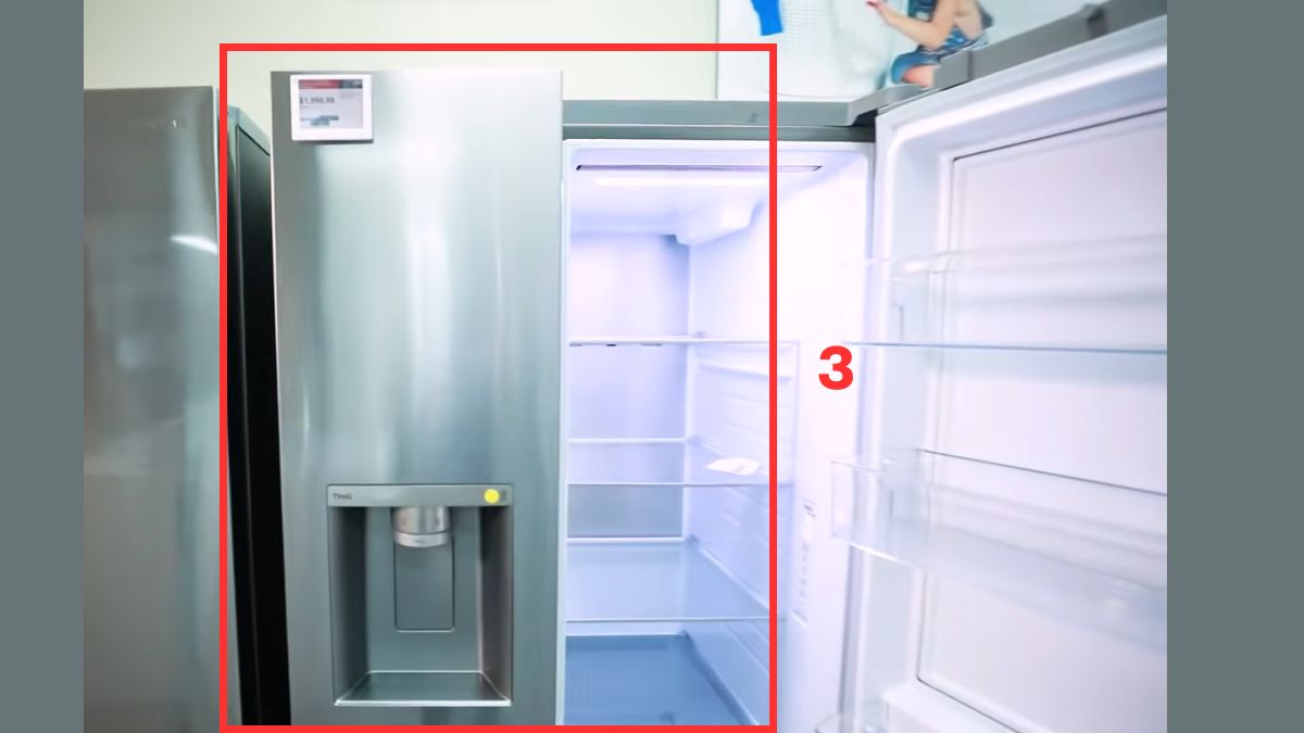 Cách bật chế độ làm đá tự động tủ lạnh LG bước 3