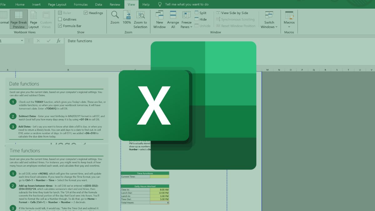 Những lỗi thường gặp khi bỏ ngắt trang trong Excel